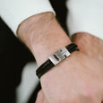 SB LBCC-001 CASUAL COLE BLACK LEATHER BRACELET
