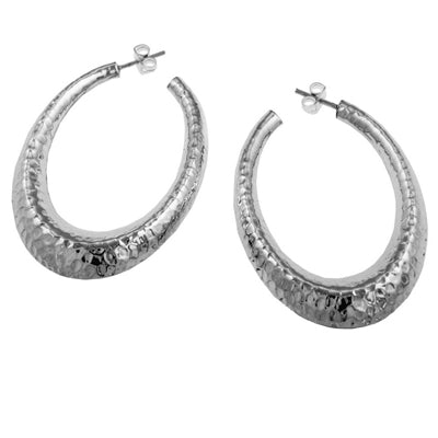 MM #163 M1-2369 HAMMERED OVAL HOOPS