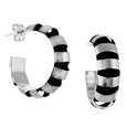 MM M1-2663 OXIDIZED CUT OUT HOOPS