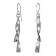 MM M1-2850 DOUBLE RIBBON TWIRL EARRINGS