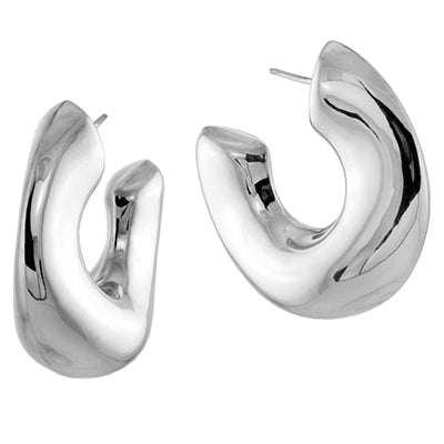 MM M1-3123 LG THICK OPEN SCULPTED HOOPS