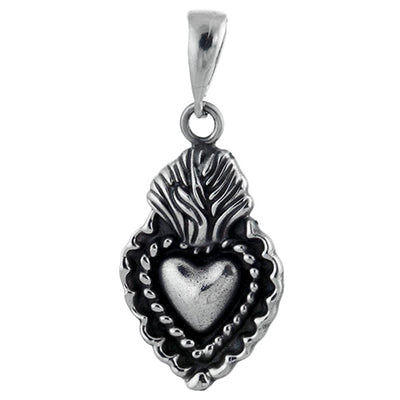 MM #235 M2-1765 FLAMING HEART PENDANT