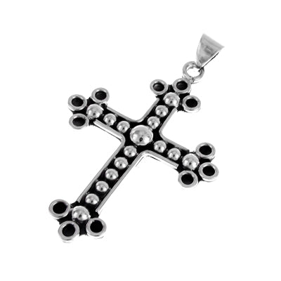 MM #11 M2-213 LG OXI BEAD CROSS PD