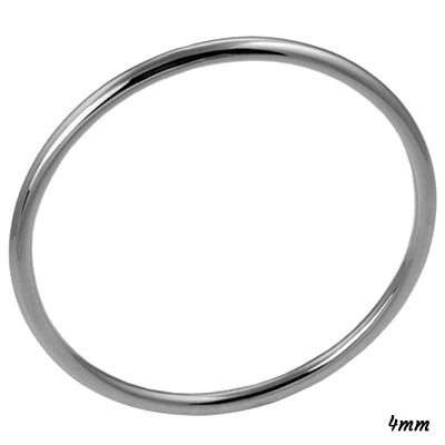 MM M5-455 SMOOTH TUBE BANGLE – Blanca Flor Silver Jewelry