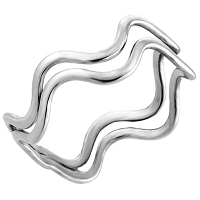 MM #391 M8-1022 MULTI WAVY RING