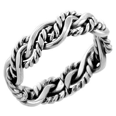 MM #10 M8-901 TWISTED ROPE RING