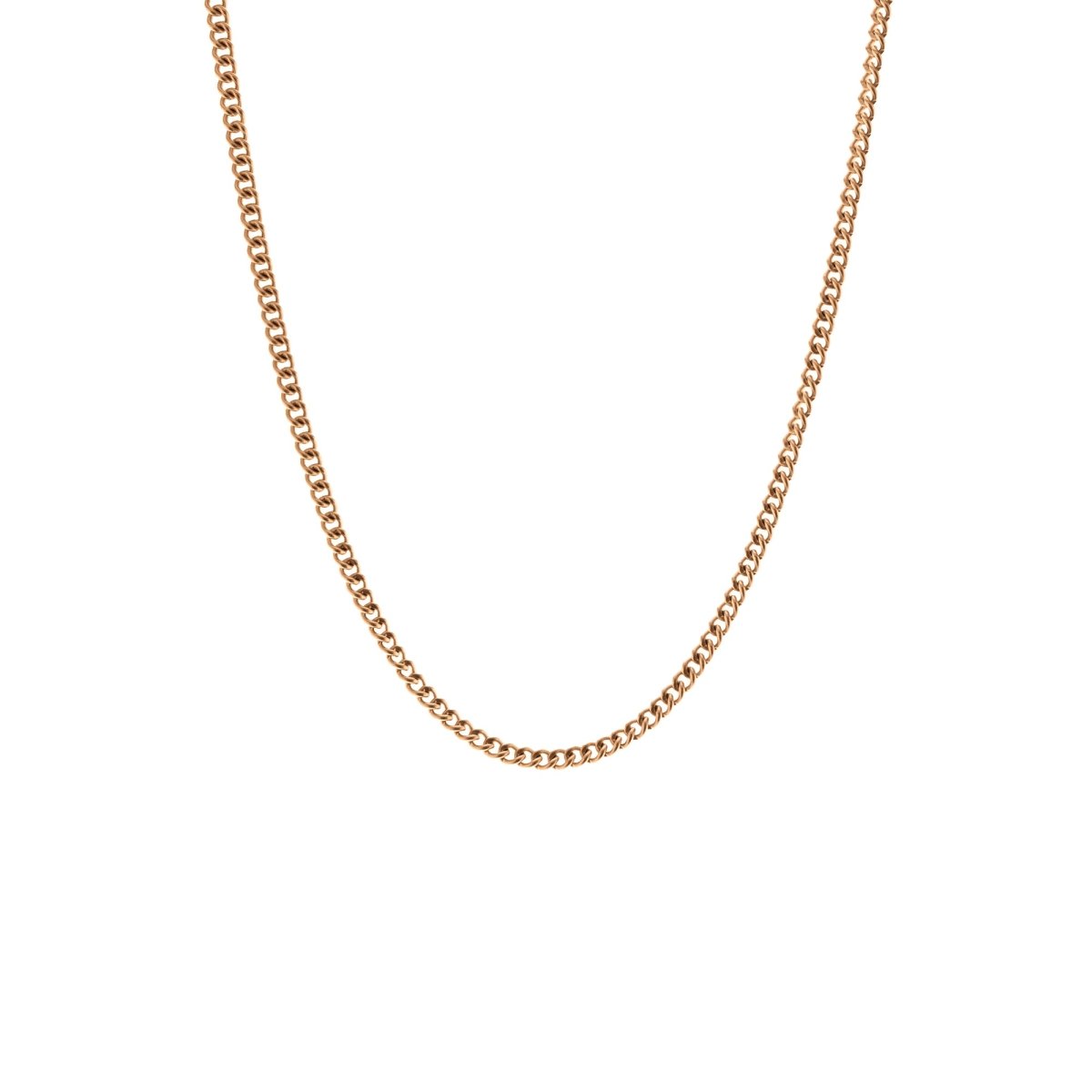 SB N-MIN03 STAINSTL 18K GOLD MINIMAL NECKLACE