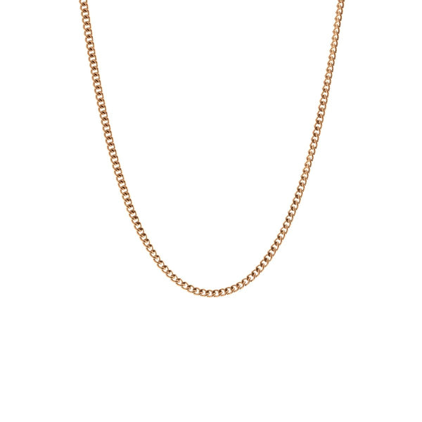 SB N-MIN03 STAINSTL 18K GOLD MINIMAL NECKLACE
