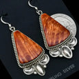 HP #1751 NAVAJO ROBERT SHAKEY SPINEY OYSTER DANGLES