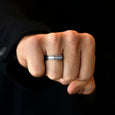 SB R-VER01 SILVER VERTO STAINSTL RING
