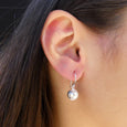 ID E745PL PEARL DANGLE EARRINGS