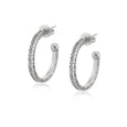 AT 367C/R FILIGREE HOOP EARRINGS