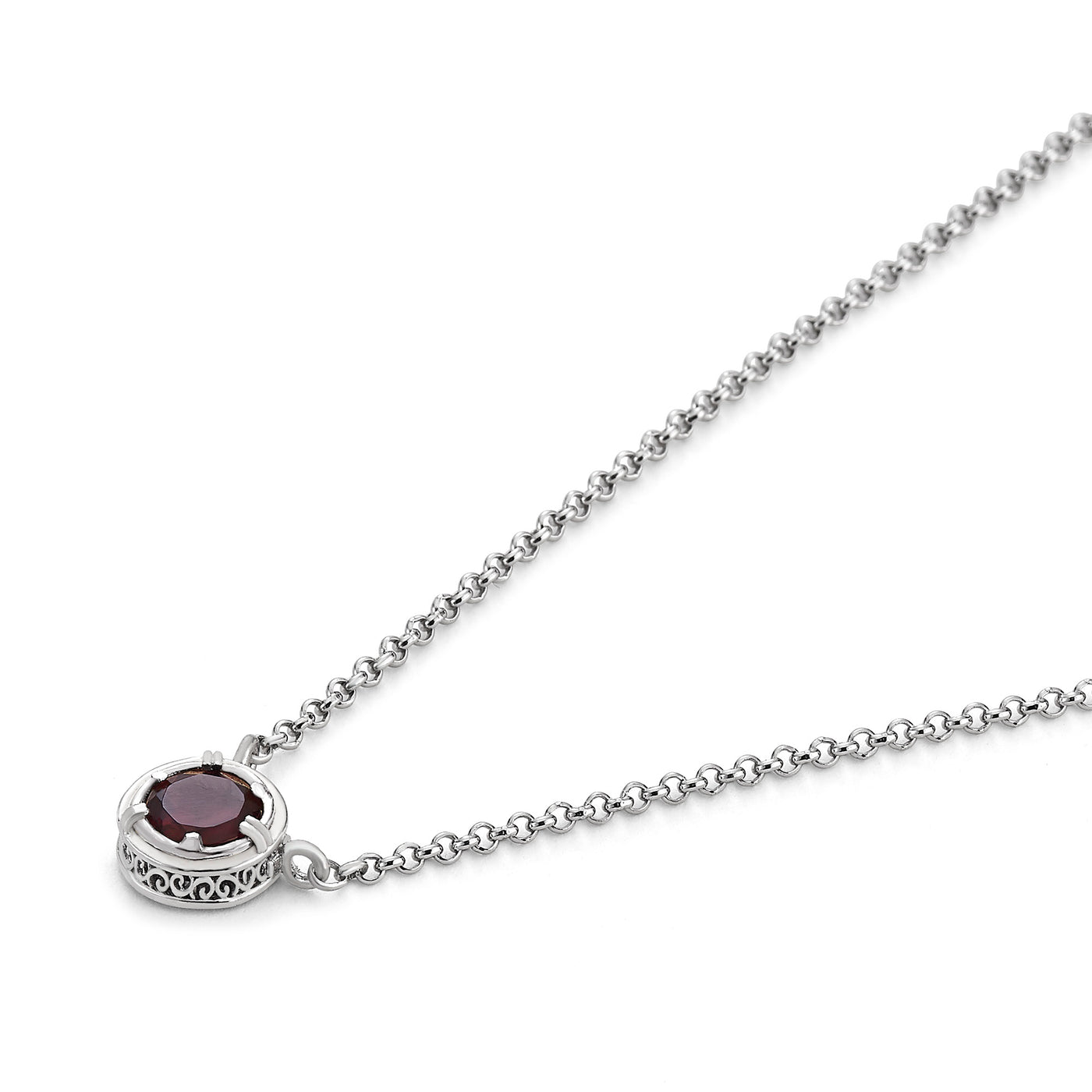 AT 808A-G GARNET NECKLACE