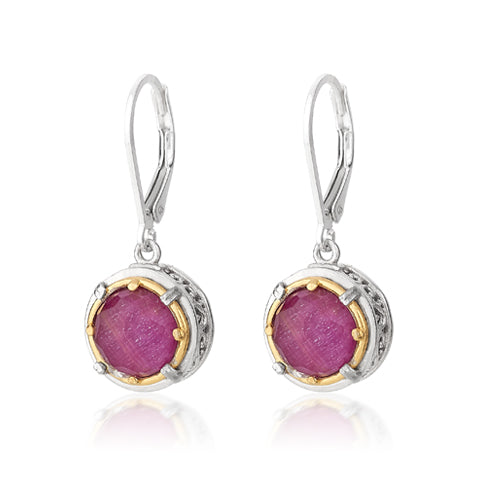 AT 808CT RUBY CIRCLE EARRING