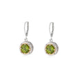 AT 802CT-PD PERIDOT & GOLD EARRINGS