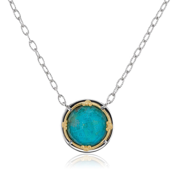 AT 816AT-CHR CHRYSOCOLA NECKLACE