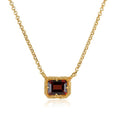 AT 836AG-G GARNET VERMEIL NECKLACE