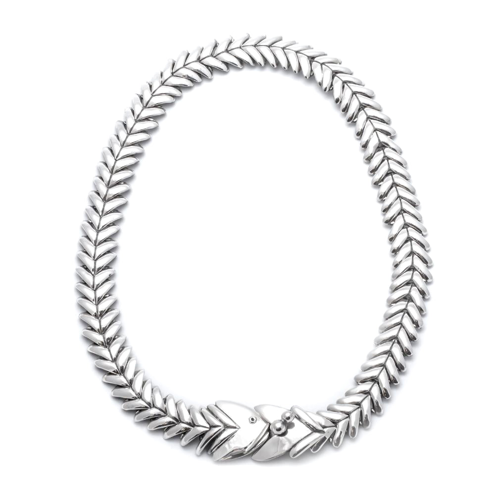 108 SMALL FISHBONE NECKLACE