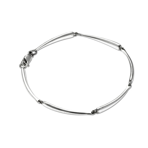 ZN A73/7 THIN TAPERED LINKS BRACELET