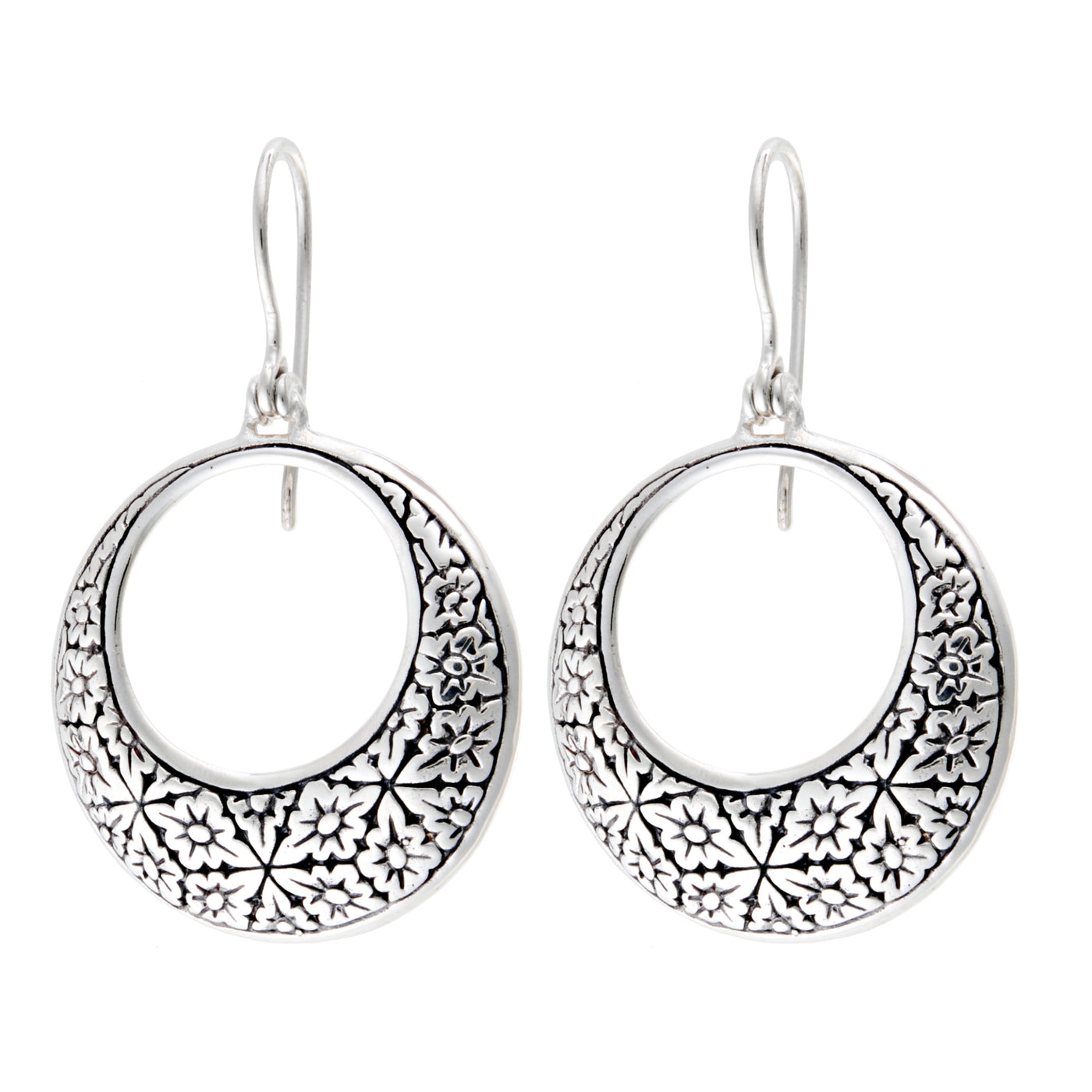 JD E57358 CIRCLE FILIGREE EARRINGS