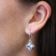 JD E64042BTP BLUE TOPAZ BEADED EARRINGS