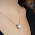 JD N63049 WHITE PEARL NECKLACE