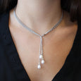 AT 555A-P/R PEARL LARIAT NECKLACE