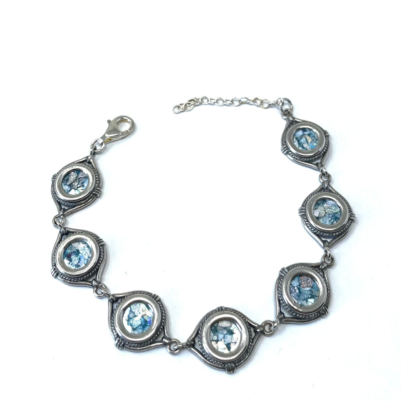 DSB B1074 ROMAN GLASS ROPE BRACELET