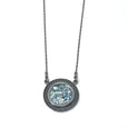 DSB P-720 ROMAN GLASS LARGE G CIRCLE NECKLACE