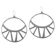 MM M1-2378 LG CIRCULAR CUTOUT EARRINGS