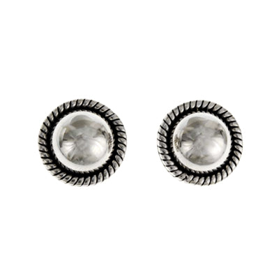 MM M1-372 6 ROPE BUTTON POST EARRINGS